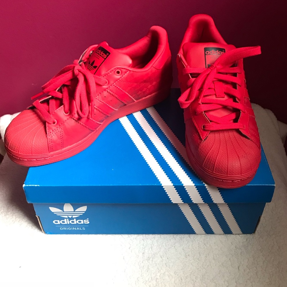 Adidas Red Superstars